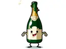 champagne bottle