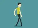boy walking