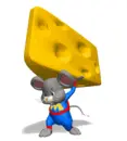 mouse with cheese