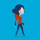 girl walking