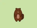 beaver waving
