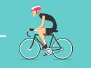 male cyclist