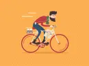 male cyclist