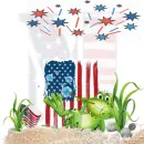 Mel-Loves America - Frog - Flags