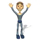 2 hand waving