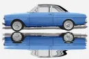 blue car