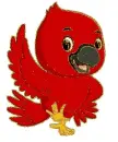 red bird