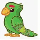 green parrot