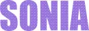 Sonia - transparent glitter