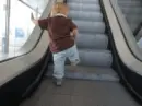 up the escalator