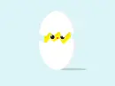 chick with egg