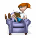 girl reading