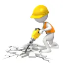 concrete breaking