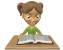 girl reading