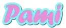 Pami - Glitter letters