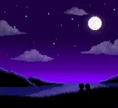 firework in the night