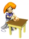 kneading dough