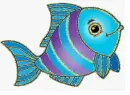 blue fish