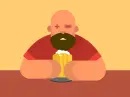 drinking beer