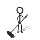 Stickman with broom