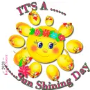 It A Sun Shining Day - Sun -Flowers