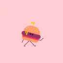 waving sandwich