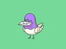 pigeon with letter