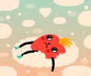 floating heart