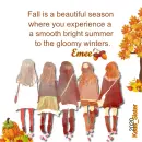 Emee (mel) Fall is -Girls walking - tree- leaves
