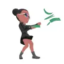 money scatter