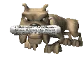 dog with newspaper