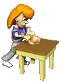 kneading dough