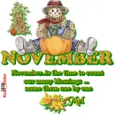 Mel - Scarecrow -November --Pumpkin