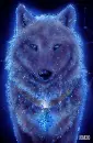 Glittery Wolf