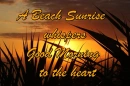 A Beach Sunrise