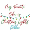 My Favorite color is Christmas Lights Robbie