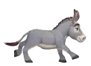 running donkey