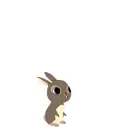 brown rabbit
