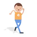 boy walking