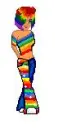 rainbow girl