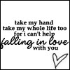 Falling in love with you