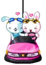 Bunny Lovers Car Ride