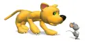 cat with mouse
