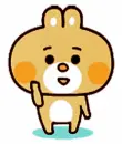 bear waving