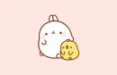 bunny with chick