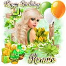 Happy Birthday ~ Rennie ~ fg