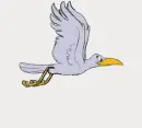 purple bird