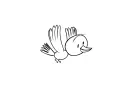 white bird