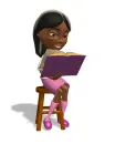 girl reading