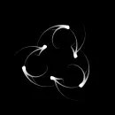 black and white